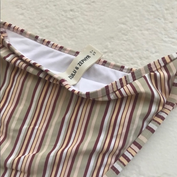 Zulu & Zephyr Stripe Bikini Bottom - Picture 4 of 4